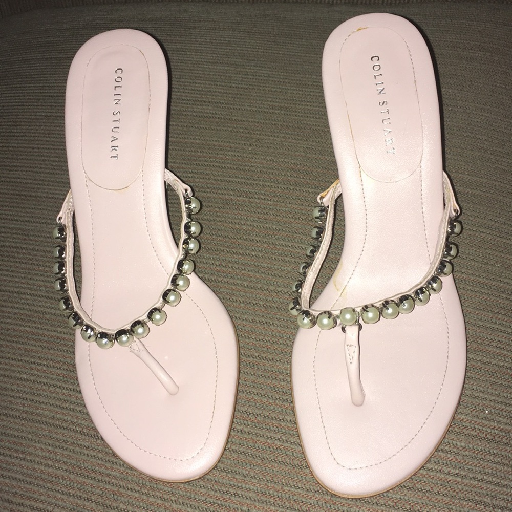 Powder pink heels